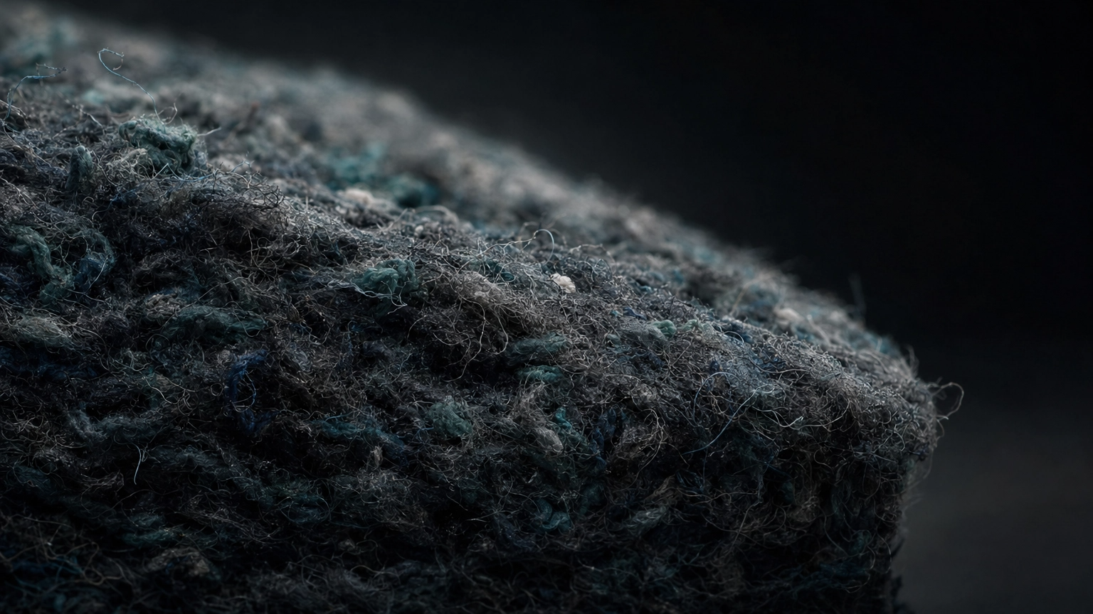 Fibra textil desfibrada para transformación